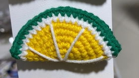 大眼睛萌萌兔发夹DIY教程 用毛线钩针编织可爱饰品